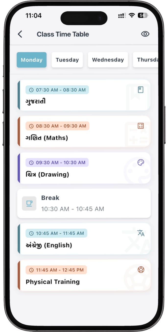Plan your day easily.